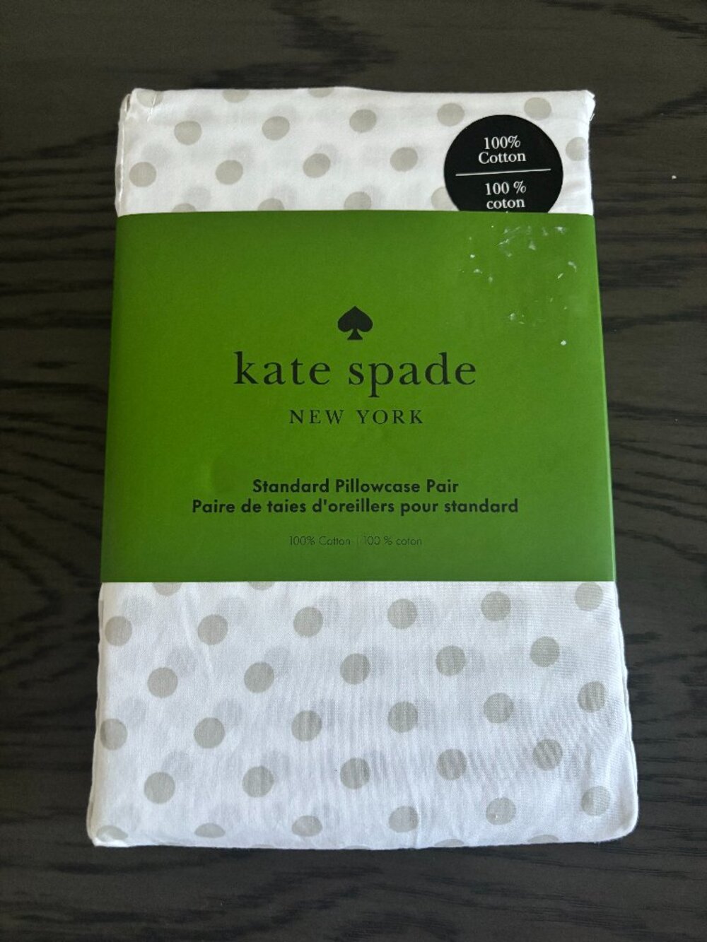 Kate Spade Pillowcases Pair NWT